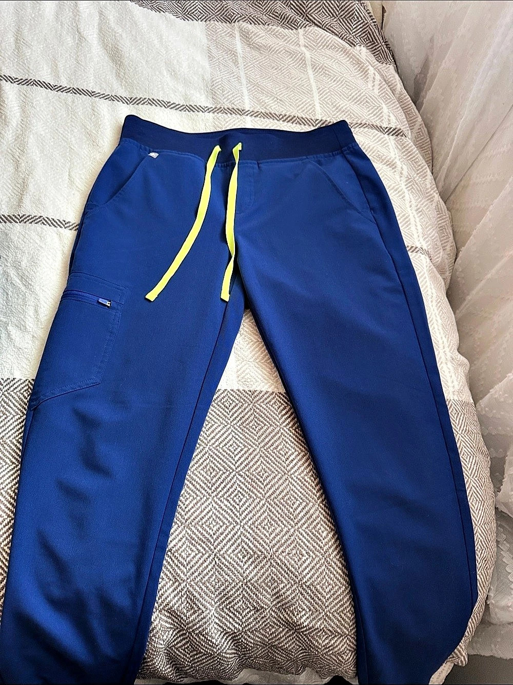 FIGS Zamora Jogger Scrub Pant Blue Small regular length Joggers
